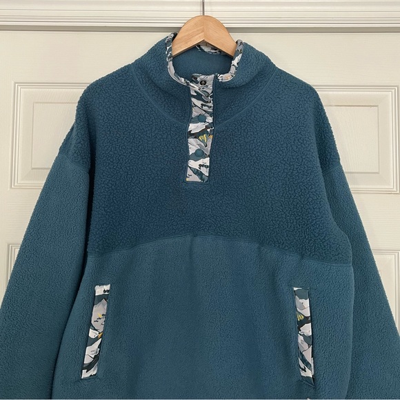 {The North Face} Liberty Cragmont Pullover Fleece in Teal - Women's Large - Picture 3 of 15